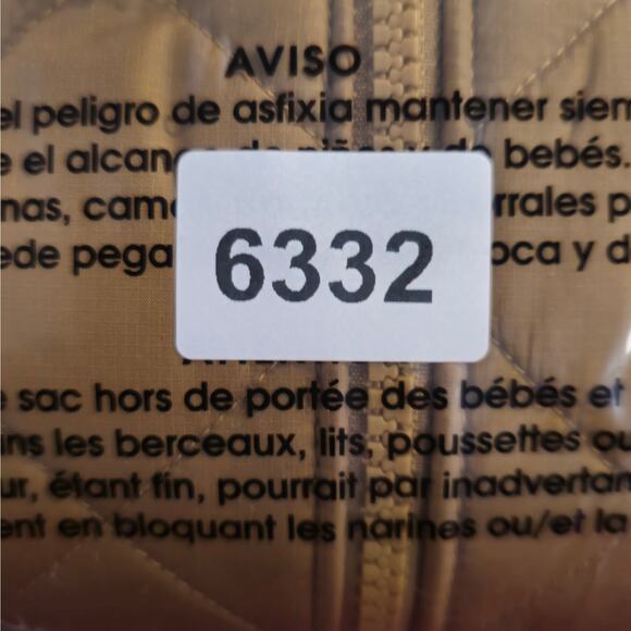 The North Face Mens Large Cuchillo Insulated Full Zip Vest in a Gold/Brown Color - Picture 15 of 15